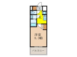 リッツ新大阪の物件間取画像